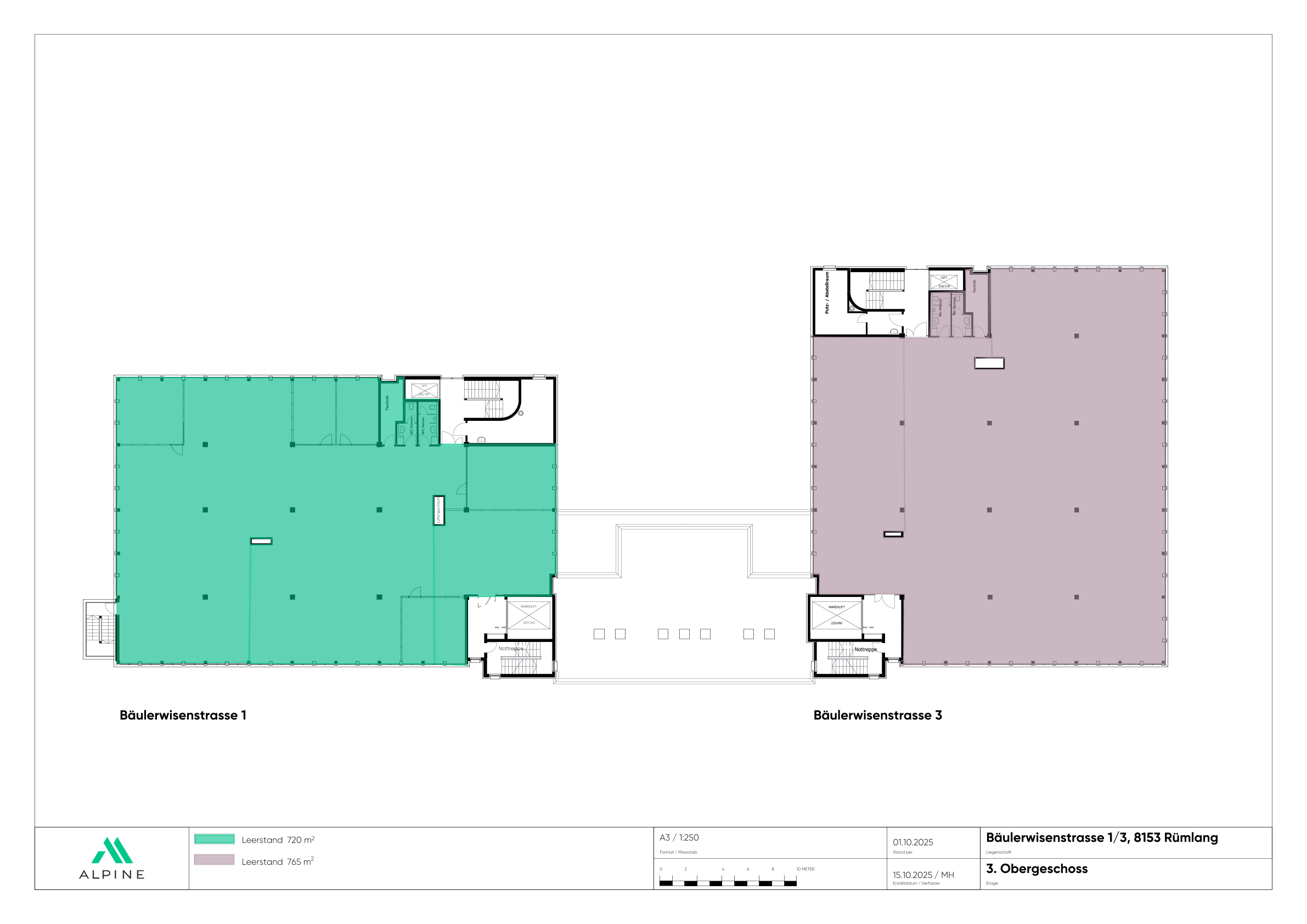 2203 1301 Bw1 3 Plan Leerstand 3 OG