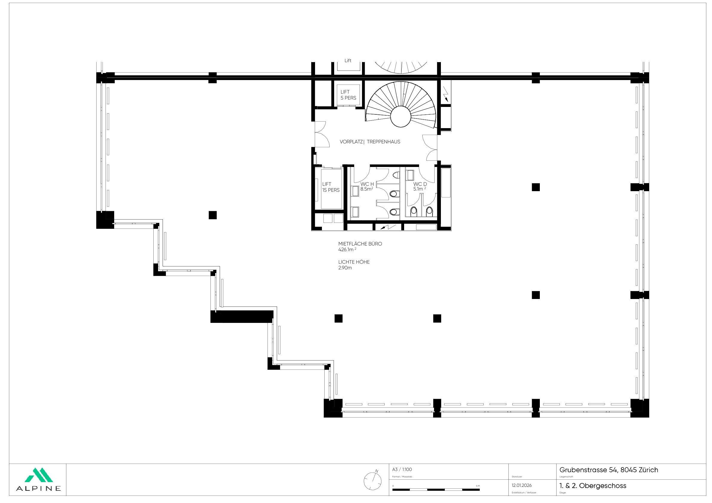 2654 1211 Gr54 Plan Leerstand 1 2 OG