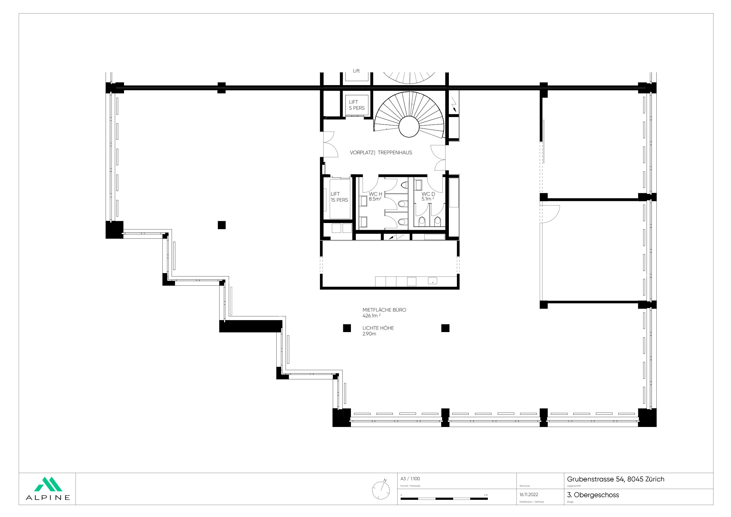 2654 1311 Gr54 Plan Leerstand 3 OG