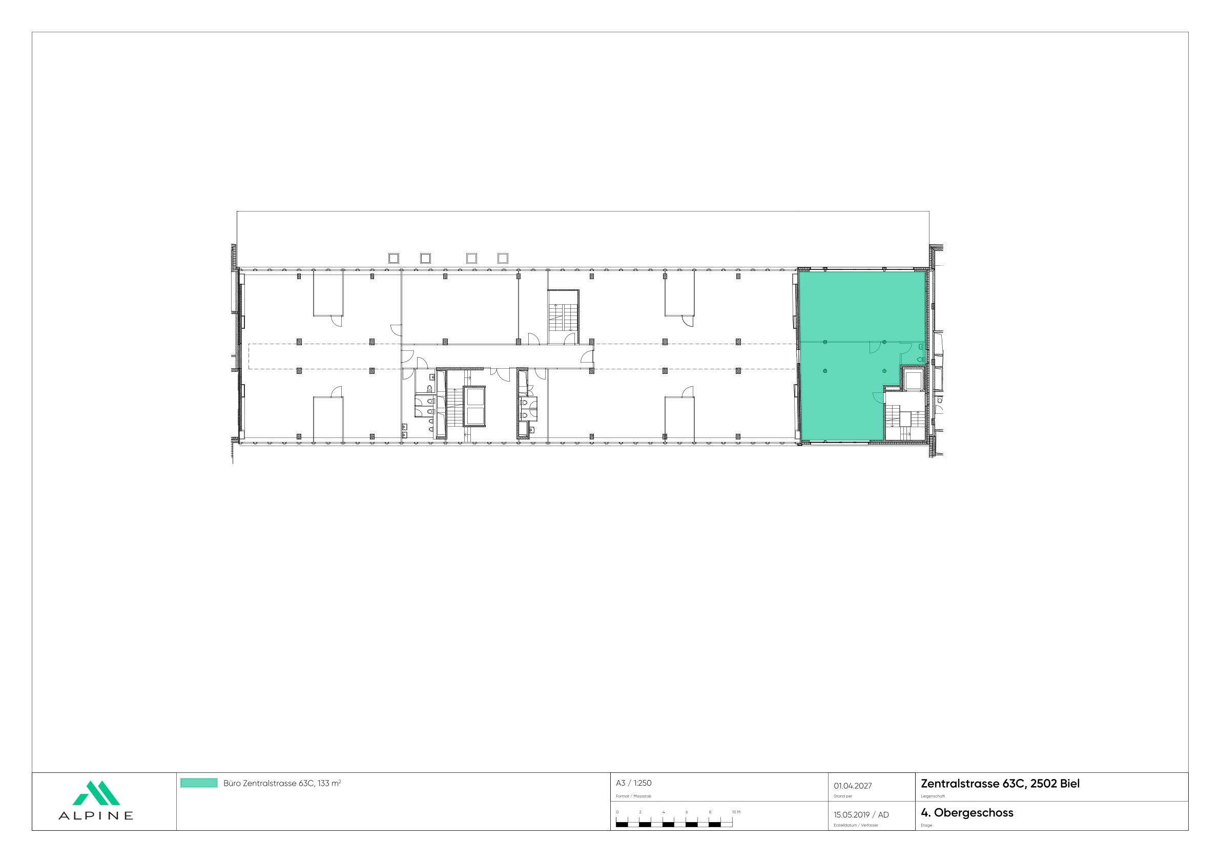 2863 1431 Ze63 Plan Leerstand 4 OG 133m2